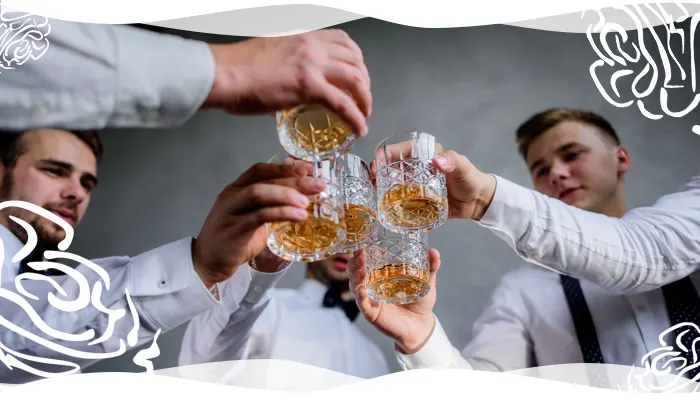 legénybúcsú dekorációk party hangulatban